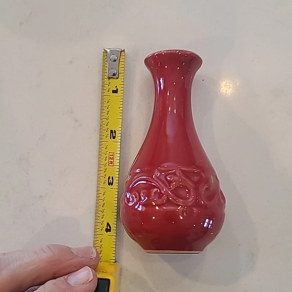 Mini Ceramic Red vase